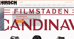 Desktop Screenshot of hirschproduktion.se