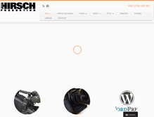 Tablet Screenshot of hirschproduktion.se
